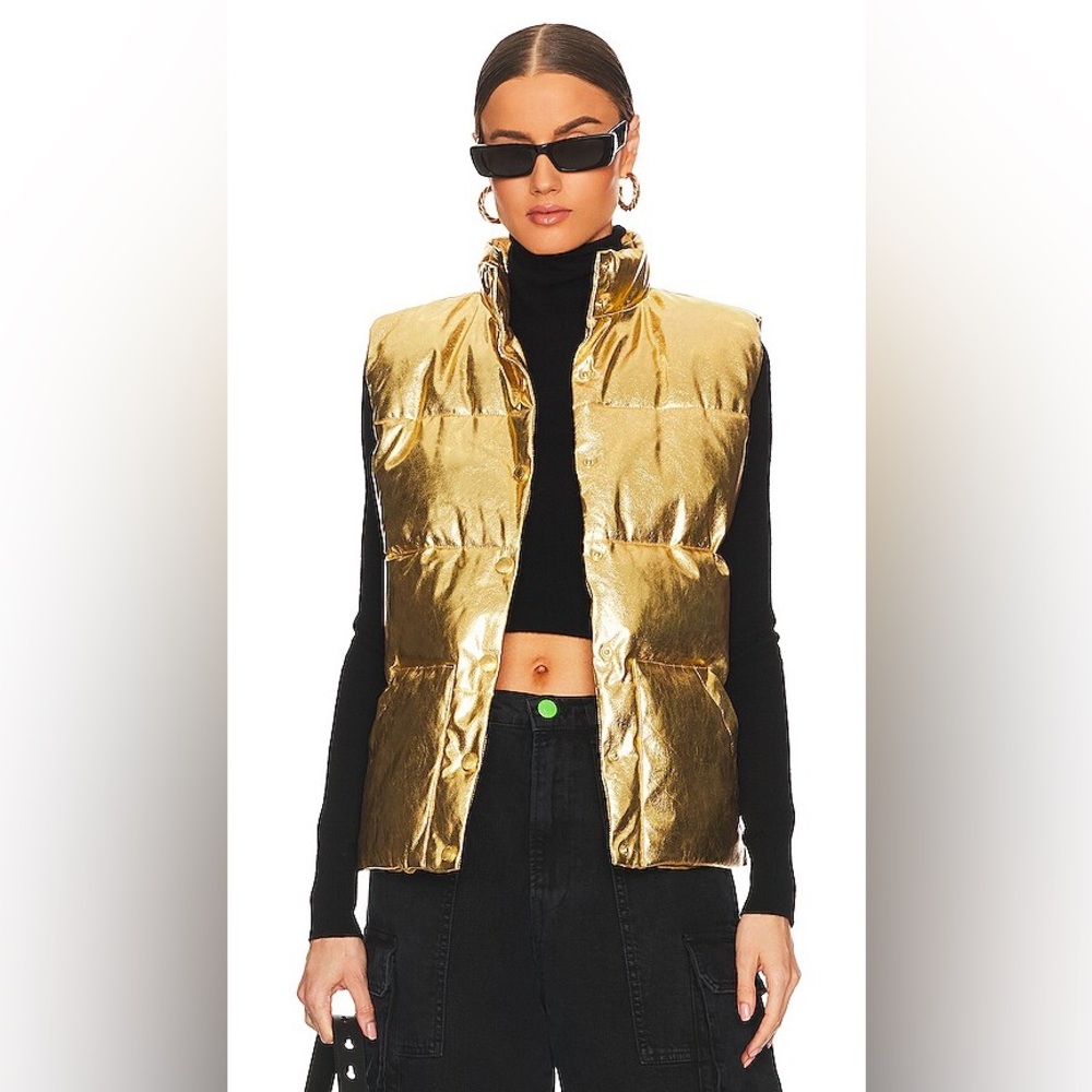 Simon Miller Gold Puffer Vest